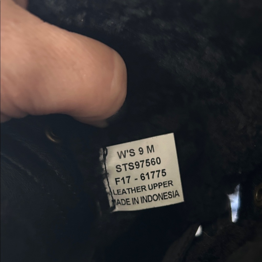 Sperry Women's Black Insulated Boots 9M - Picture 5 of 5